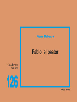 cover image of Pablo, el pastor